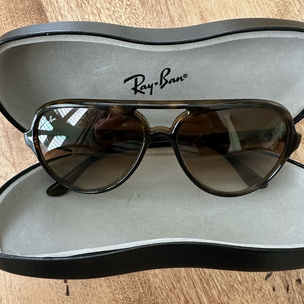 Ray-Ban Brown Aviator Sunglasses